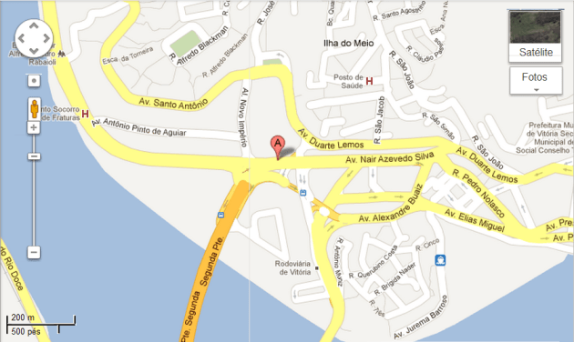 Avenida Nair de Azevedo Silva, nº 450, Sala-9, Bairro Mario Cypreste, Vitória/ES